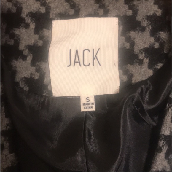 NWOT: Jack by BB Dakota Women's Isaacs Houndstooth Printed Jacket - Picture 2 of 3